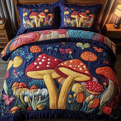 Whimsy Woods 3-Piece Quilted Bedding Set NCU0NVH928