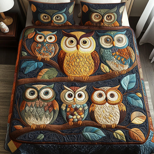 Whimsy Woods 3-Piece Quilted Bedding Set NCU0VH812