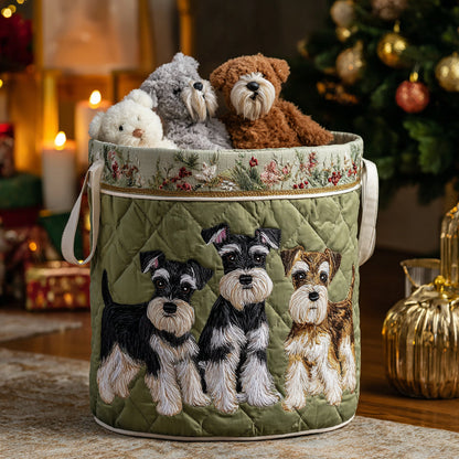 Whisker Charm Quilted Laundry Basket NCU0DV1093