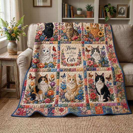 Whisker Garden Quilted Blanket NCU0NTD1920