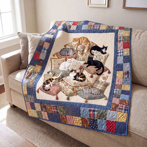 Whisker Hollow Quilted Blanket NCU0PTT3200