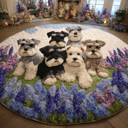 Whisker Meadow Quilted Round Mat NCU0DV1213