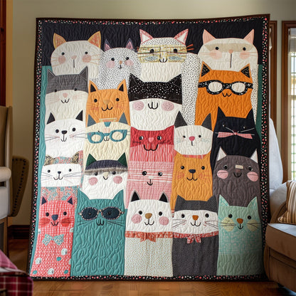 Whisker Scholars Quilted Blanket NCU0TH1530