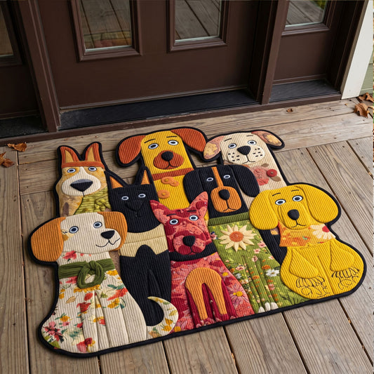 Whisker and Wag Sanctuary Custom Shape Doormat NCU0PTT3084