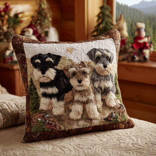 Whiskered Charm Quilted Pillow Case NCU0DV1207