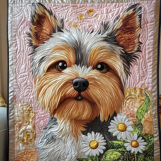 Whiskered Warmth Quilted Blanket NCU0DV488
