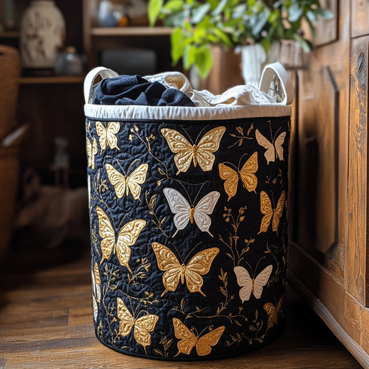 Whisper Wings Quilted Laundry Basket NCU0DV676