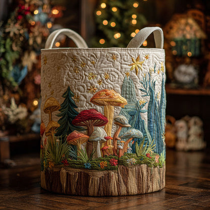 Whisper Woods Quilted Laundry Basket NCU0PTT2327