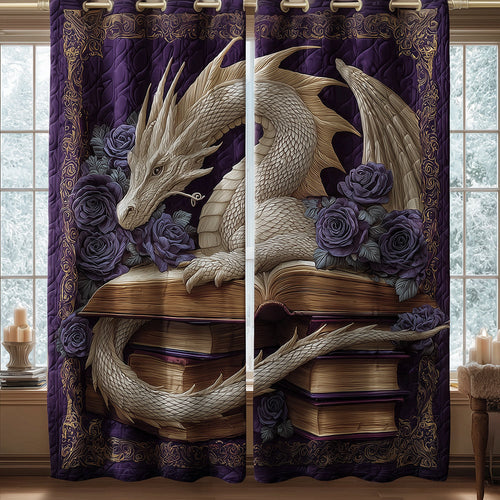 Whisper of the Wyrm Quilted Curtains NCU0TH3825