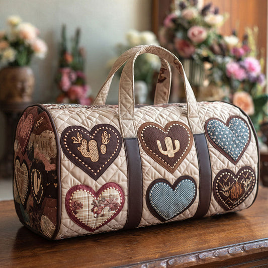 Whispering Hearts Lane Quilted Duffle Bag NCU0PTT2883
