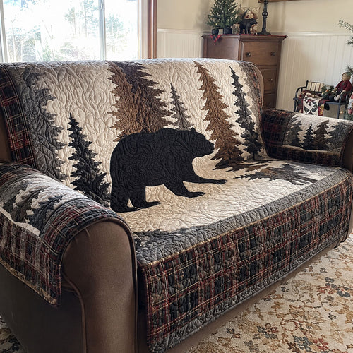 Whispering Pine Trails Quilted Sofa Cover NCU0PTT3435