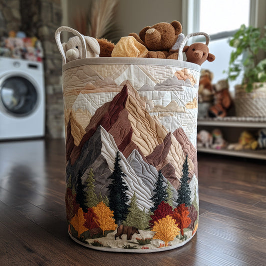 Whispering Pines Quilted Laundry Basket NCU0DV795