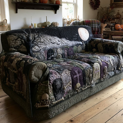 Whispering Tombs Quilted Sofa Cover NCU0PTT3256