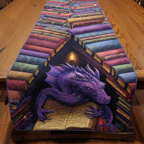 Whispering Tomes Quilted Table Runner NCU0NXD449