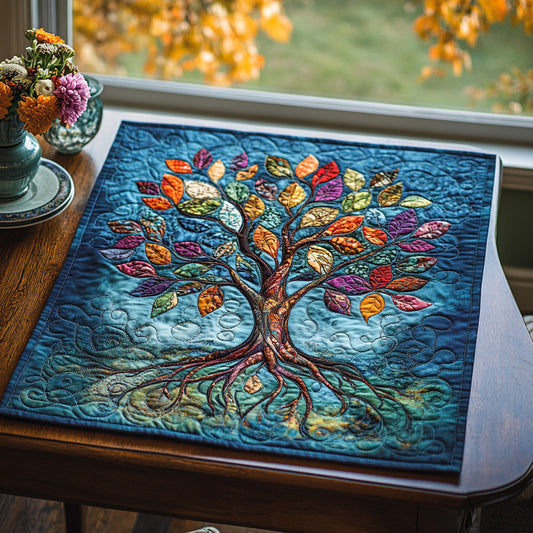 Whispering Tree Quilted Table Topper NCU0DV605