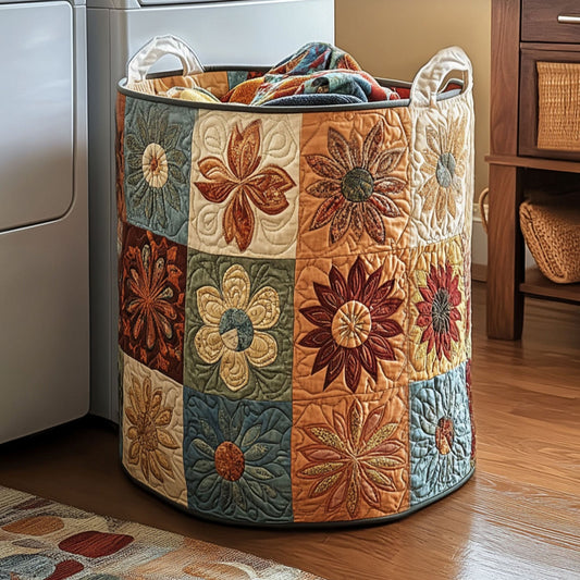 Whispering Weave Quilted Laundry Basket NCU0PTT755
