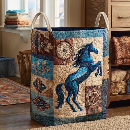 Whispering Westwind Quilted Laundry Basket NCU0PTT2747