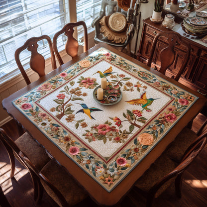 Whispering Wings Quilted Table Topper NCU0DV899