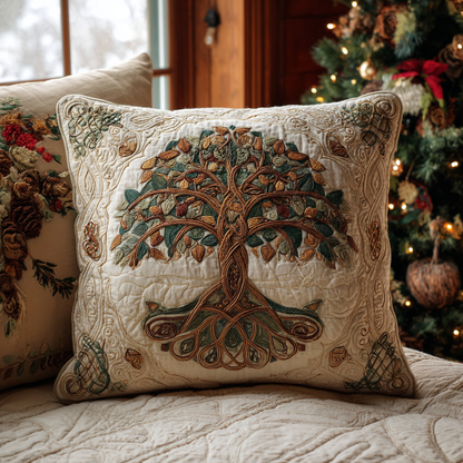 Whispers of Earth Quilted Pillow Case NCU0DV1226