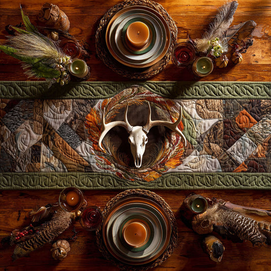 Whitetail Woods Quilted Table Runner NCU0PTT2002