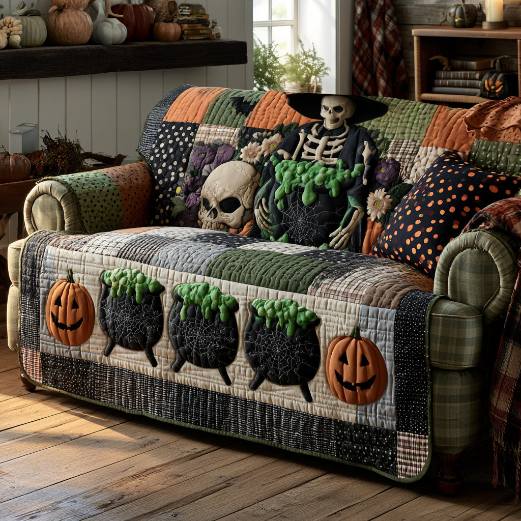 Wicked Brew Quilted Sofa Cover NCU0PTT3257