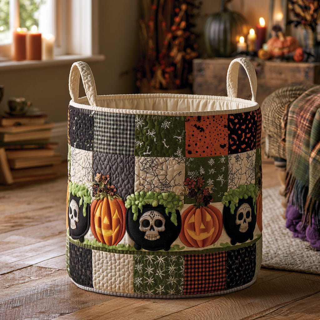 Wicked Patch Quilted Laundry Basket NCU0PTT3290