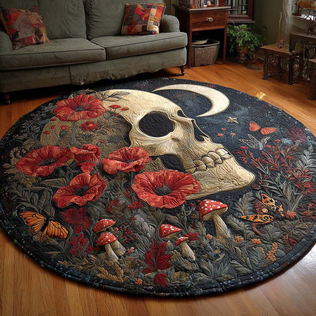 Wicked Shroom Quilted Round Mat NCU0NNT2604