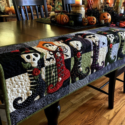 Wicked Steps Quilted Table Runner NCU0PTT3273