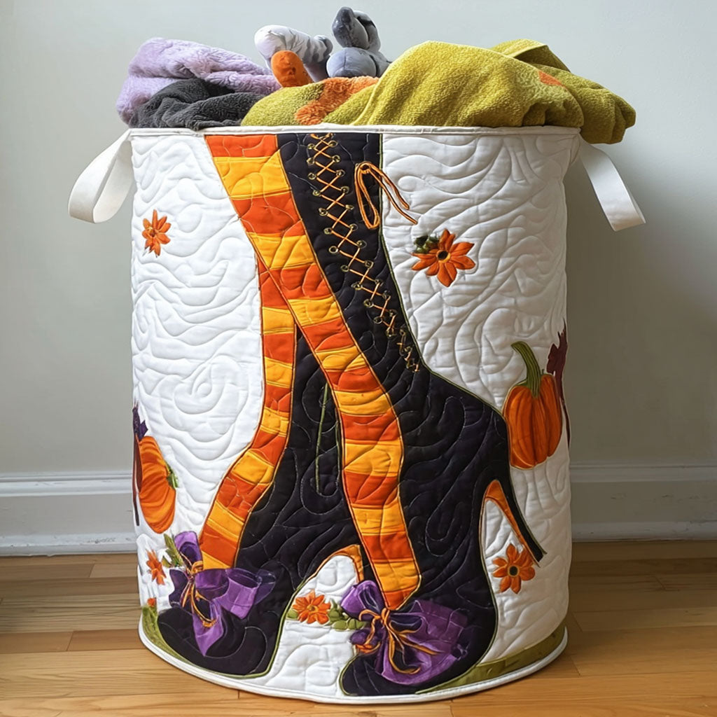 Wicked Whispers Quilted Laundry Basket NCU0PTT1208