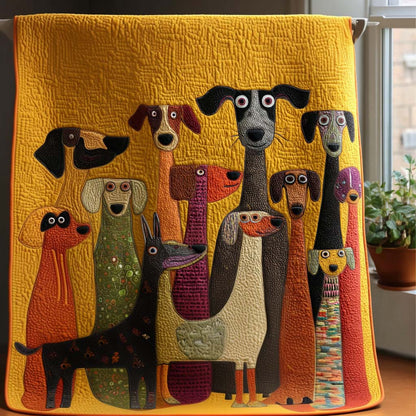 Wiggle Woofs Quilted Blanket NCU0PTT1572