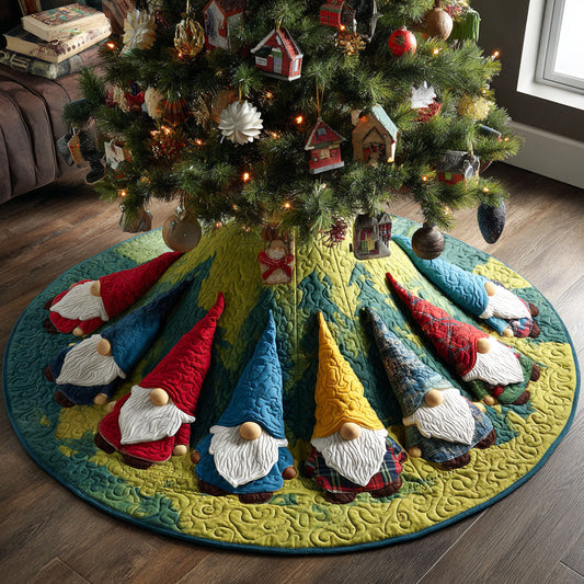 Wigglebeard Christmas Quilted Tree Skirt NCU0PTT1621