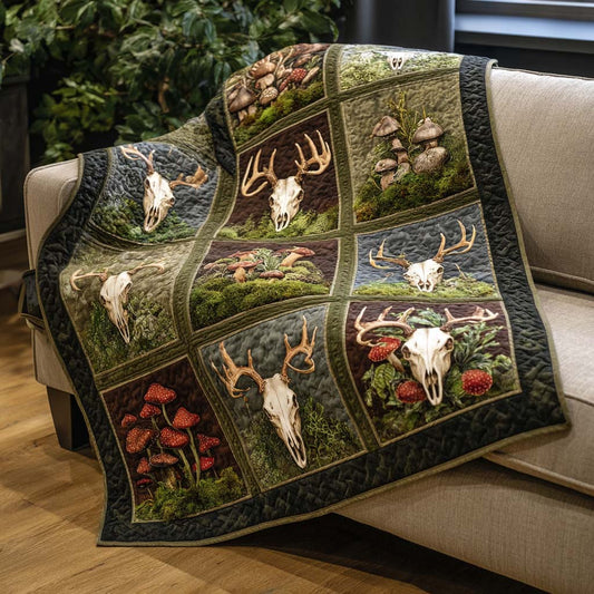 Wild Antlers Quilted Blanket NCU0NNT2611