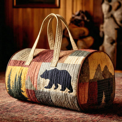 Wild Bear Quilted Duffle Bag NCU0NTD1471