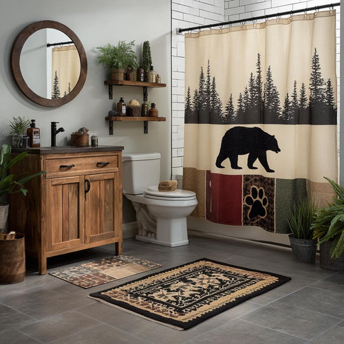 Wild Bear Shower Curtain NCU0DV1973