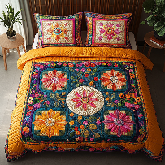 Wild Blooms Duvet Cover Set NCU0PVL190