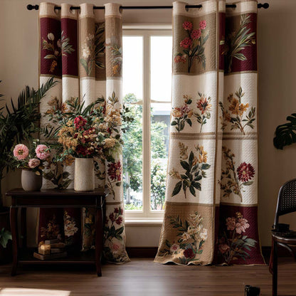 Wild Blossom Quilted Curtains NCU0NNT2446