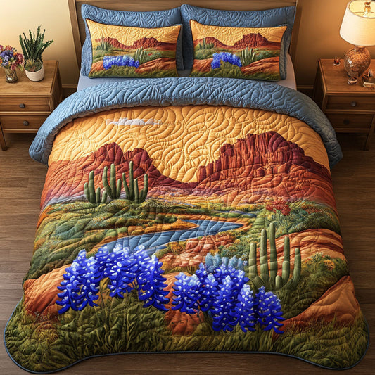 Wild Bluebonnet Duvet Cover Set NCU0NNT513