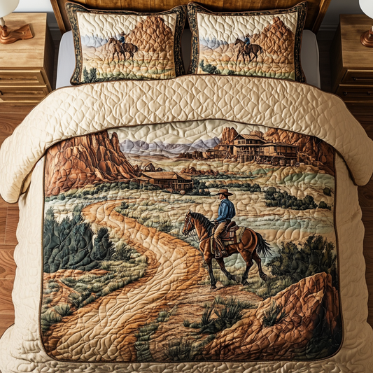Wild Canyon 3-Piece Quilted Bedding Set NCU0NVH597