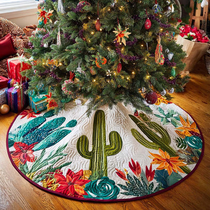 Wild Desert Christmas Quilted Tree Skirt NCU0NNT2345