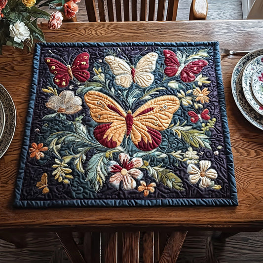 Wild Flutter Quilted Table Topper NCU0DV652