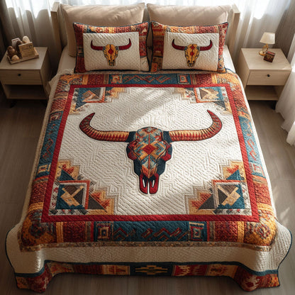 Wild Frontier 3-Piece Quilted Bedding Set NCU0NTD1689