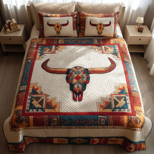 Wild Frontier 3-Piece Quilted Bedding Set NCU0NTD1689