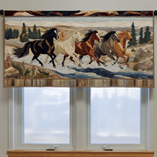 Wild Gallop Quilted Valance NCU0PTT1231