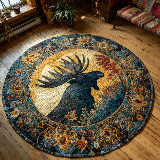 Wild Grace Quilted Round Mat NCU0PTT1860