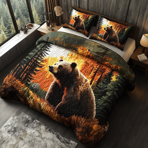 Wild Grizzly Duvet Cover Set NCU0DV205
