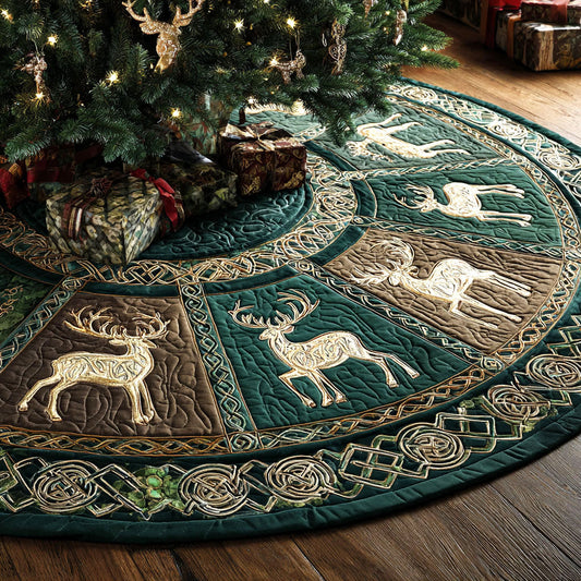 Wild Harmony Christmas Quilted Tree Skirt NCU0NTV732
