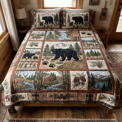 Wild Haven 3-Piece Quilted Bedding Set NCU0DV2133