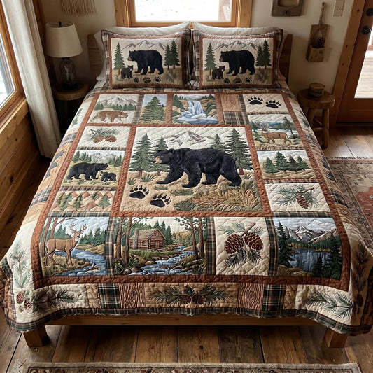 Wild Haven 3-Piece Quilted Bedding Set NCU0DV2133
