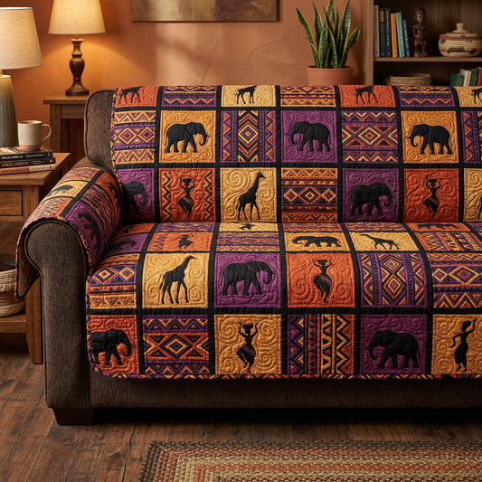 Wild Horizon Quilted Sofa Cover NCU0NTD1851
