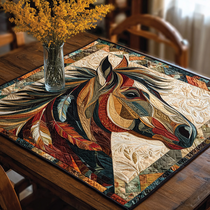 Wild Horse Quilted Table Topper NCU0DDK550